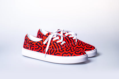 Red Vine Lace Ups