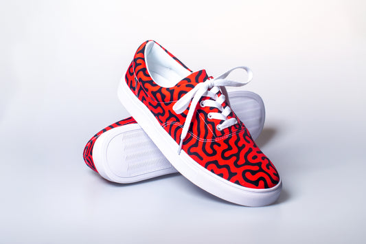 Red Vine Lace Ups