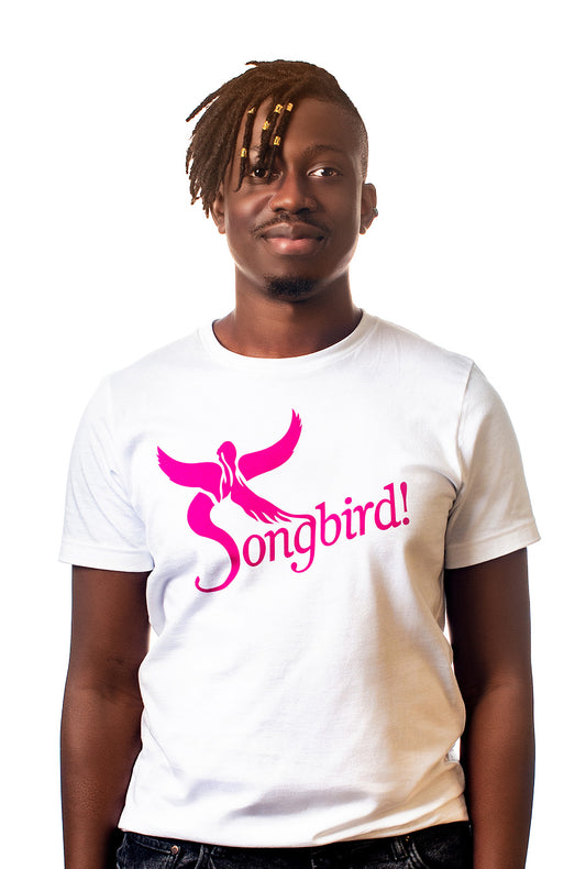 Songbird T-Shirt, Graphic T-Shirt, Unisex, Male, Front, Nate